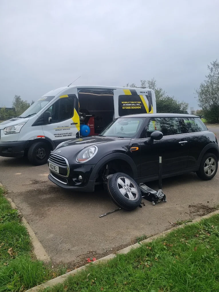 Lux Tyres branded mobile fitting van